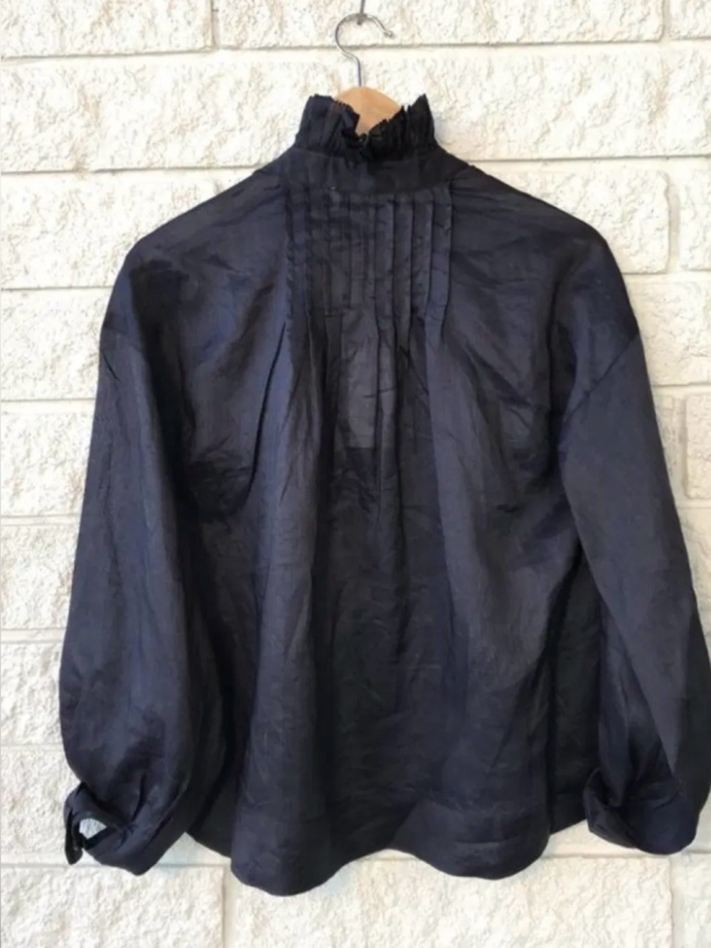 Sea New York blouse size 2 midnight navy - Picture 2 of 9